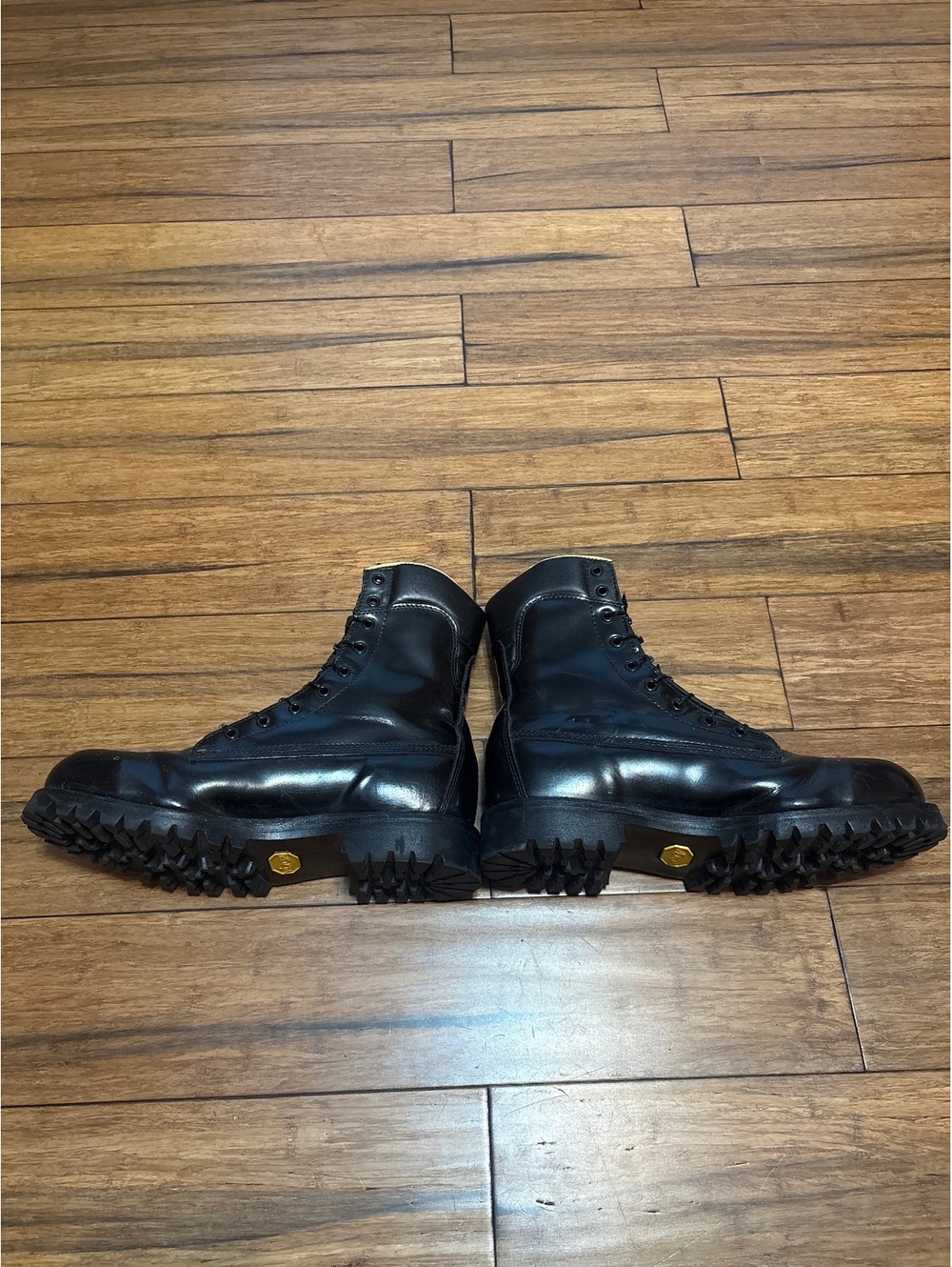 Chippewa Firefighter Boots 27422 Men's 10.5 EE Black Leather Steel Toe Ruttman - Picture 5 of 8